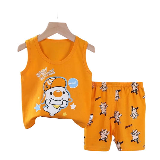 Baby & Kids 2pcs Printed T-shirt Set (3mths 7yrs)