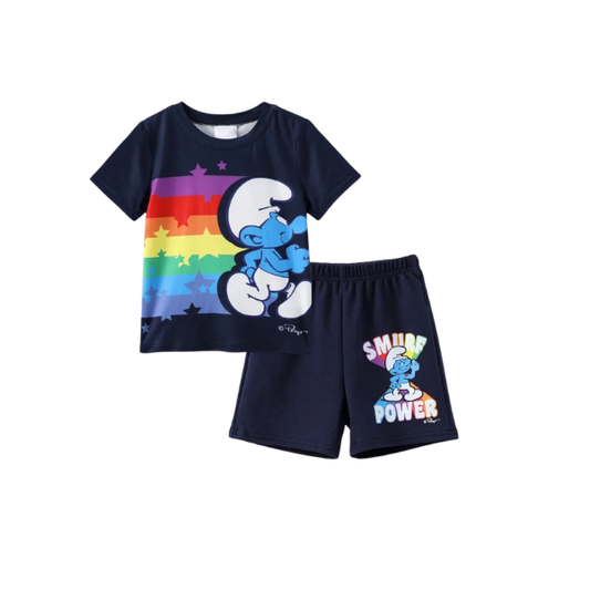 Baby & Kids 2pcs  Printed T-shirt Set (3mths-7yrs)