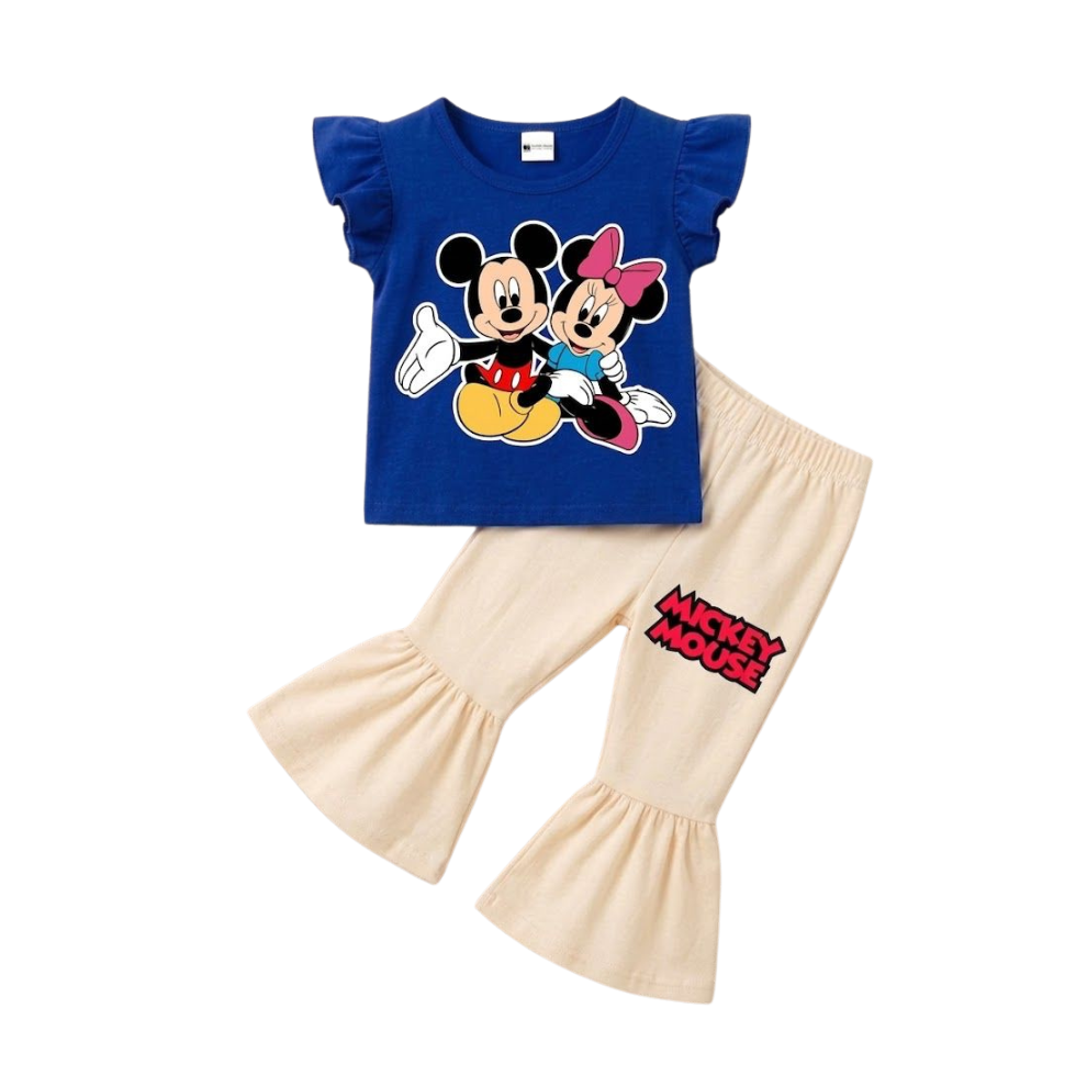 Baby & Kids 2pcs  Printed T-shirt Set (1years-7yrs)-0200
