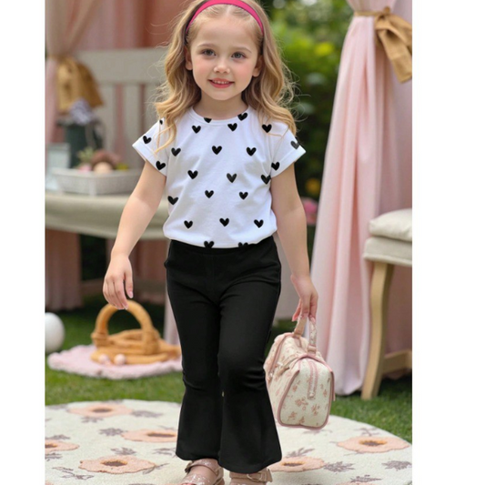 Baby & Kids 2pcs Printed T-shirt & Full Pant (2yrs-12yrs)