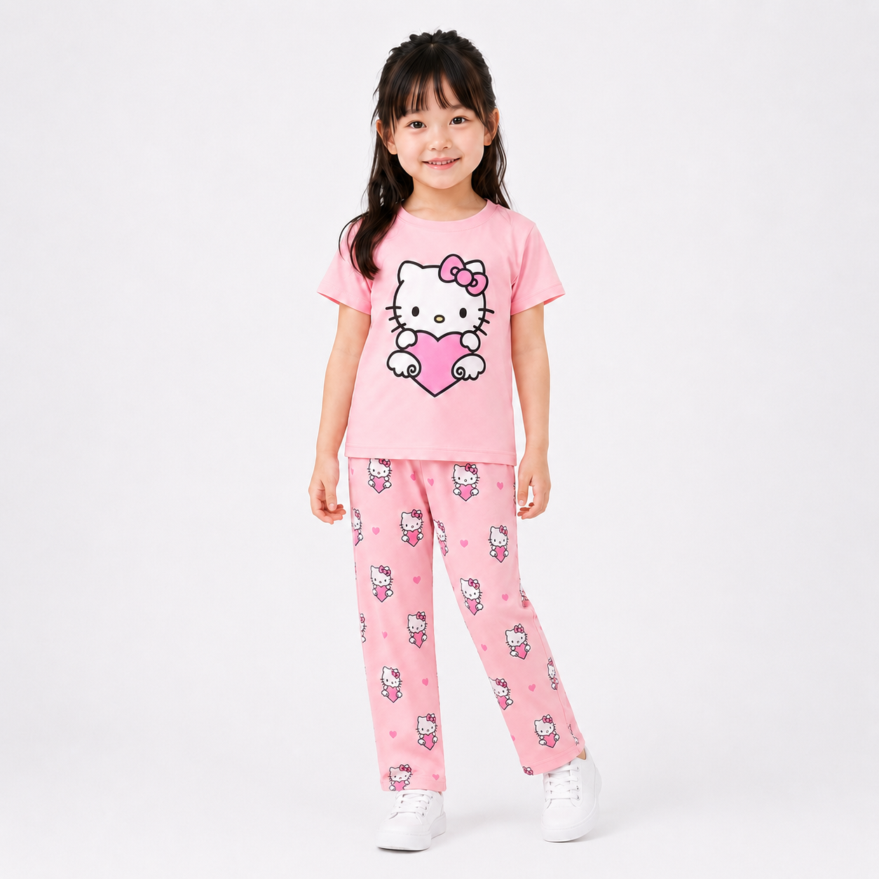 Baby & Kids 2pcs Printed T-shirt & Full Pant (3m-12yrs)-0127