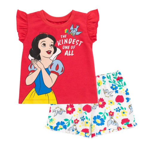 Baby & Kids 2pcs  Printed T-shirt Set (3mths-7yrs)