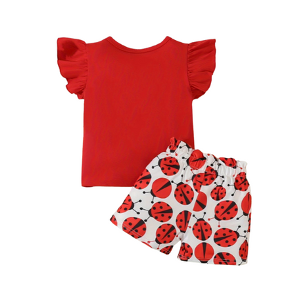 Baby & Kids 2pcs  Printed T-shirt Set (3mths-6yrs)