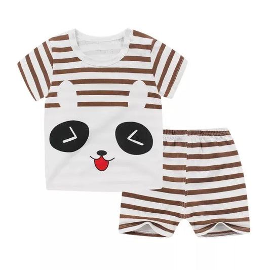 Baby & Kids 2pcs  Printed T-shirt Set (3mths-6yrs)