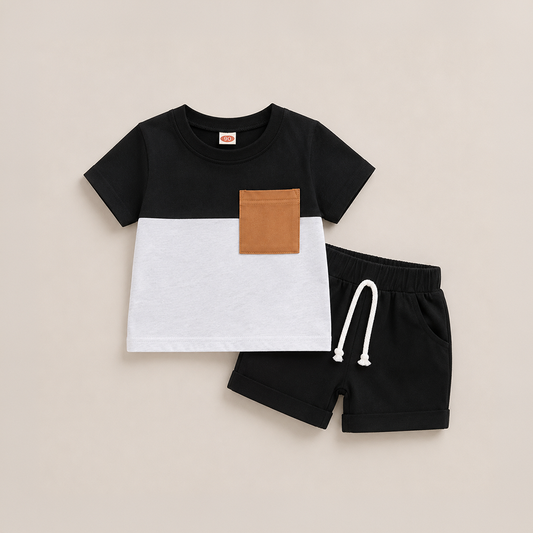 Baby & Kids 2pcs  Printed T-shirt Set (3mths-6yrs)-0132