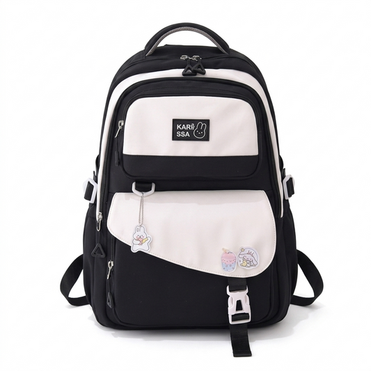 Kids Casual Premium School Backpack (Black)
