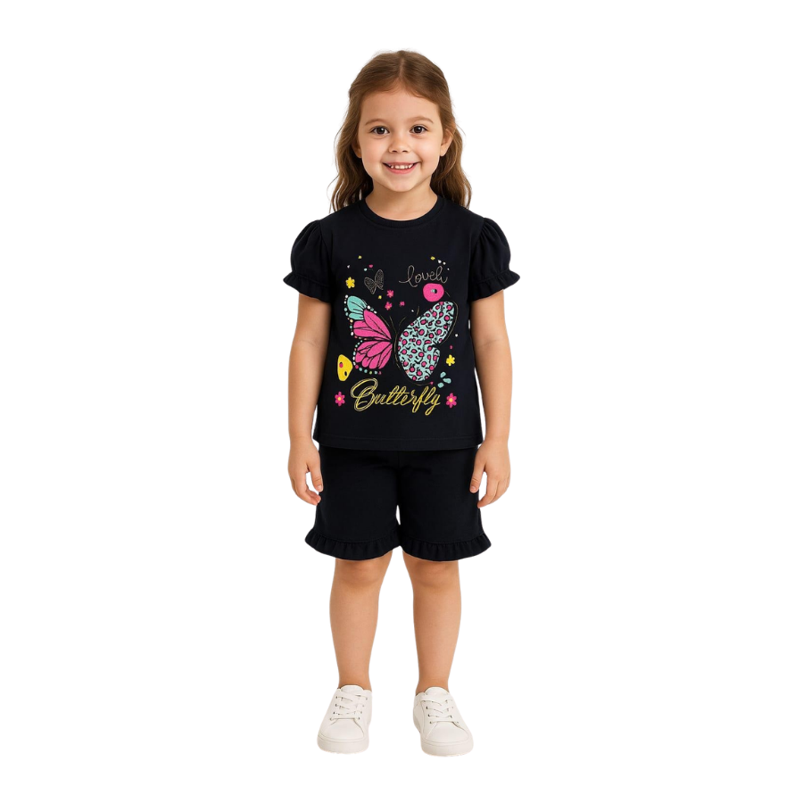 Baby & Kids 2pcs  Printed T-shirt Set (3mths-6yrs)-0156