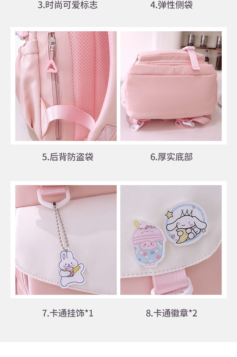 Kids Casual Premium School Backpack (Pink)