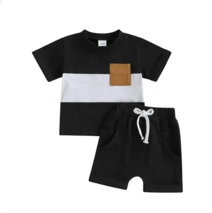 Baby & Kids 2pcs  Printed T-shirt Set (3mths-6yrs)
