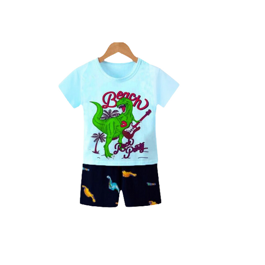 Baby & Kids 2pcs  Printed T-shirt Set (3mths-6yrs)