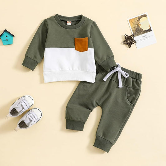 Kidoria Baby & Kids Winter Joggers & Sweatshirt Set (3M-8yrs)