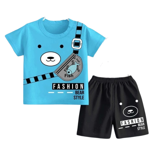 Baby & Kids 2pcs  Printed T-shirt Set (3mths-6yrs)-0157
