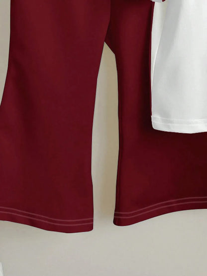 Baby & Kids 2pcs Printed T-shirt & Full Pant (1yrs-12yrs)