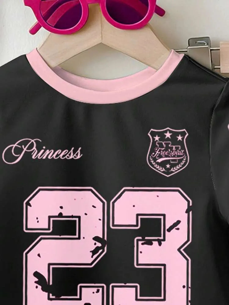 Baby & Kids 2pcs Printed T-shirt & Full Pant (1yrs-12yrs)