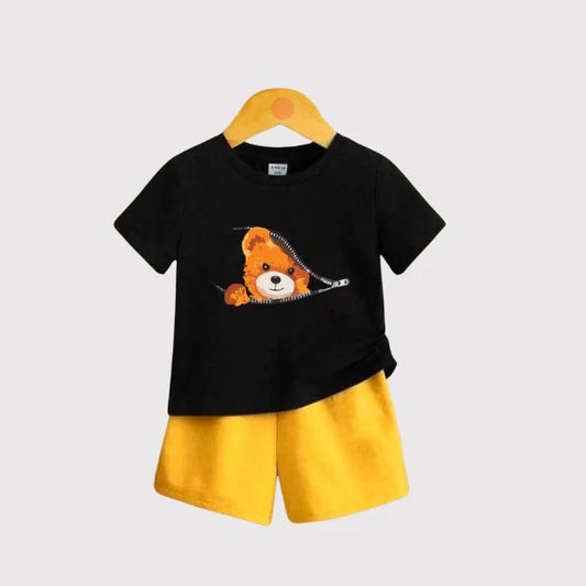 Baby & Kids 2pcs  Printed T-shirt Set (3mths-6yrs)