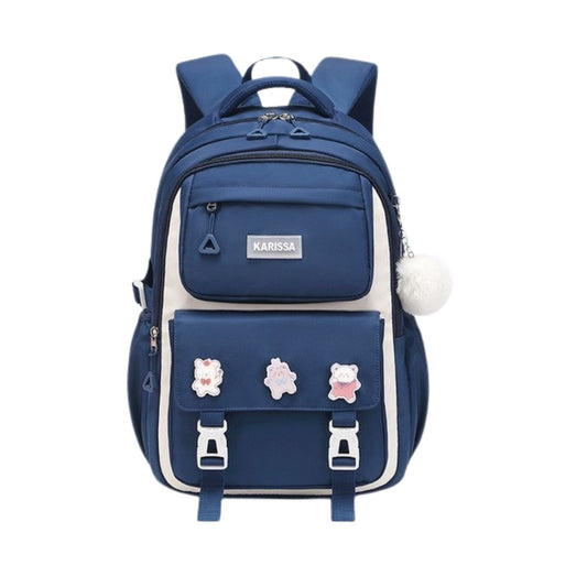 Kids Waterproof Primary Schoolbag School Bag (Blue)