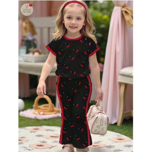 Girls Cherry Love Baby & Pant Set (2yrs-12yrs)