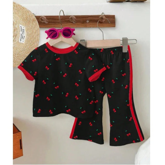 Girls Cherry Love Baby & Pant Set (2yrs-12yrs)