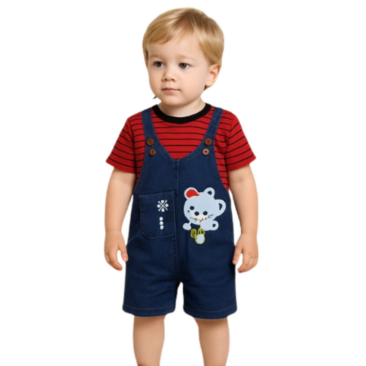 Baby & Kids 2pcs  Printed Romper Set (3mths-4yrs)