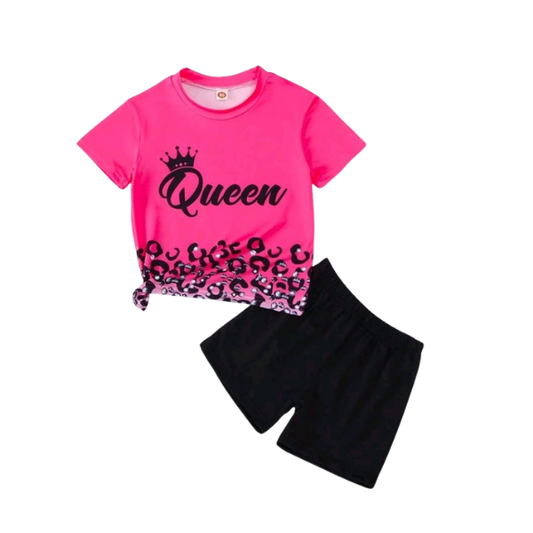 Baby & Kids 2pcs  Printed T-shirt Set (3mths-7yrs)